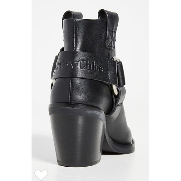 See by Chloe Eddie Ankle Western Boots NWOB 39 - Picture 5 of 14